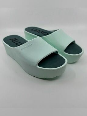LEMON JELLY SUNNY AQUA GREEN SZ 38 US 7.5